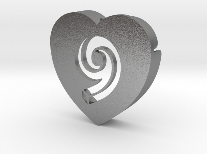 Heart shape DuoLetters print 9