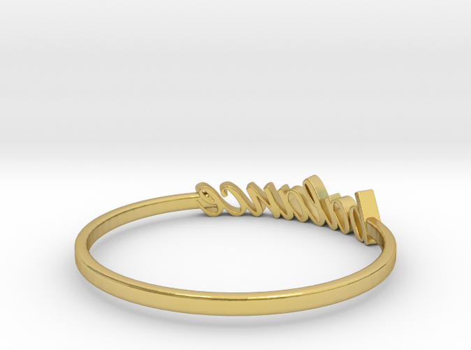 Polished Brass Libra / Balance ring