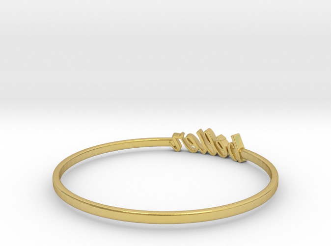 Polished Brass  Aries / Bélier ring