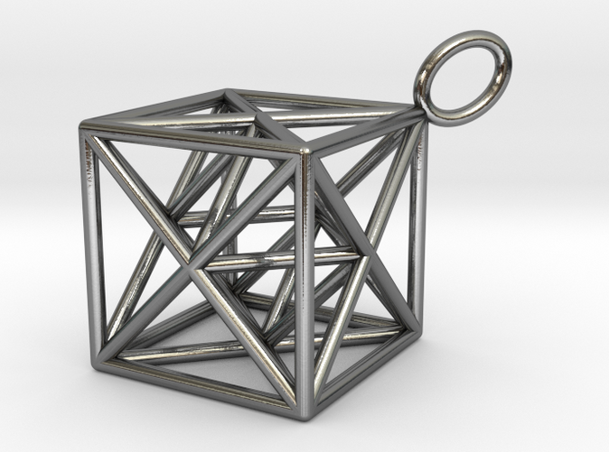 Render - Metatron Cube Pendant