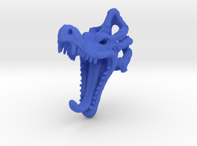 dragon wall hook - render in strong and flexible nylon 