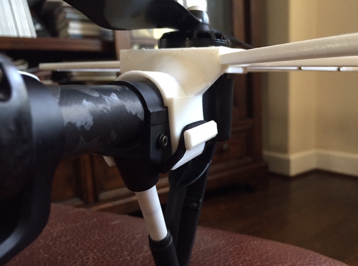 Inspire 1 Prop Guards: Right Front and Rear Left 3d printed 