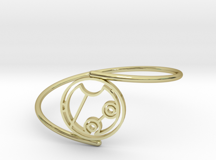 Geneva - Bracelet Thin Spiral 3d printed