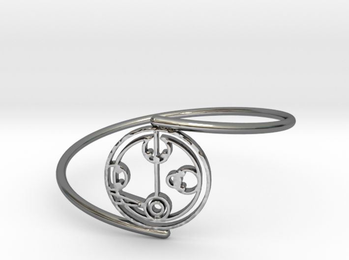 Melody - Bracelet Thin Spiral 3d printed