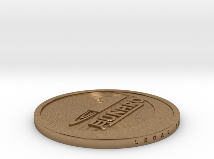 1 Lunaro coin 2015. 3d printed