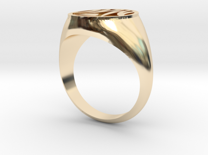 Misfit Ring Size 10 3d printed