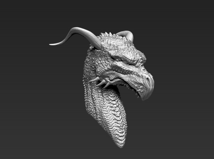 Dragon Bust 3d printed