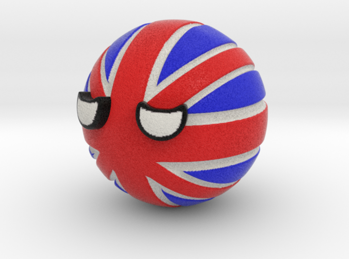 Countryballs UK 3d printed Countryballs UK -  Full Color Sandstone