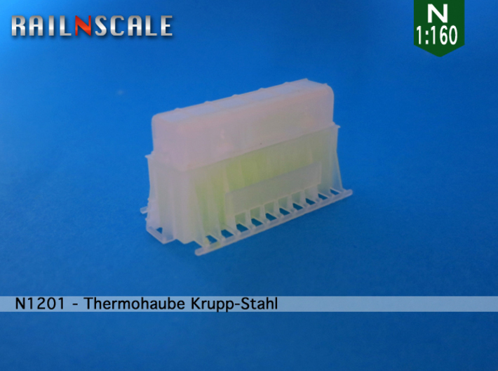 Thermohaube Krupp-Stahl (N 1:160) 3d printed 