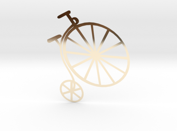 Penny-farthing (High Wheeler) Bicycle 3d printed