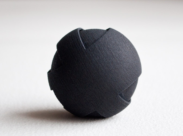 Sphere Case 3d printed Printed black Sphere Case.