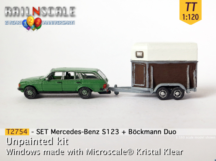 SET Mercedes T + Böckmann Duo (TT 1:120) 3d printed