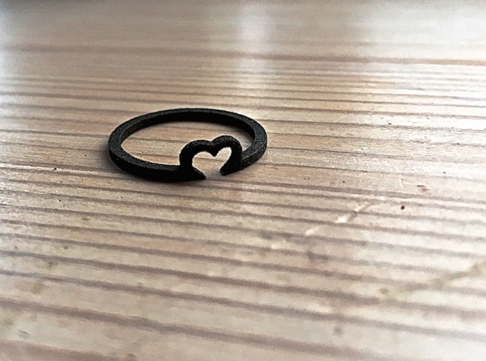 Heart Ring - Size Medium 3d printed 