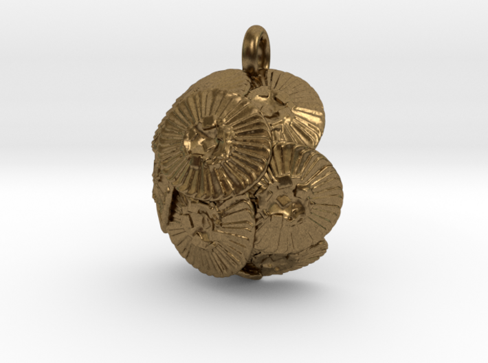 Coccolithus Pendant - Science Jewelry 3d printed 