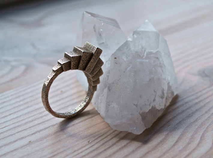 &quot;Kriist&quot; Ring - Size Large 3d printed