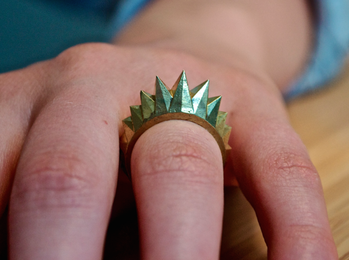 &quot;Nonderso&quot; Ring - Size Large 3d printed