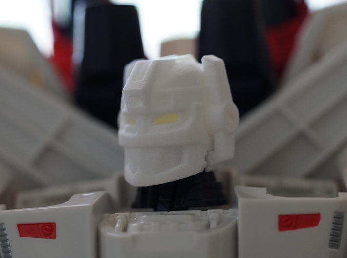 Fearsome Gust Head for Leader Jetfire (1 of 2) 3d printed