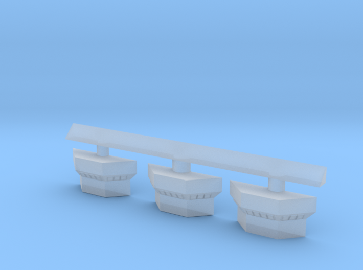 1:350 Scale Nimitz Class Conflag Station 3 Pack 3d printed
