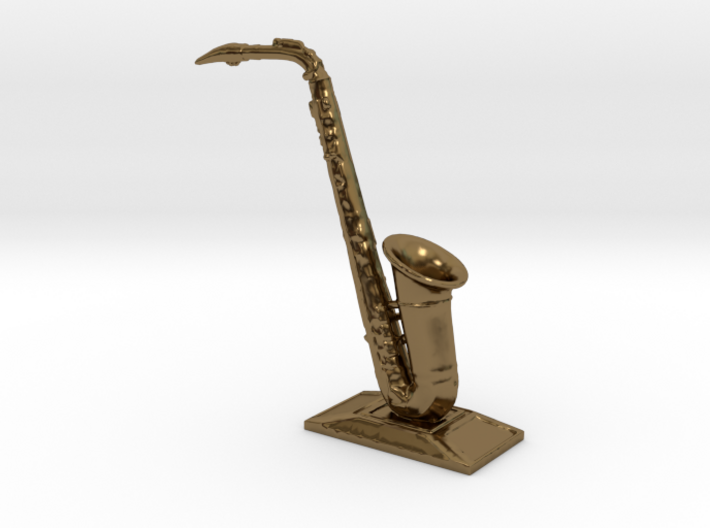 Alto Saxophone (Metals) 3d printed 