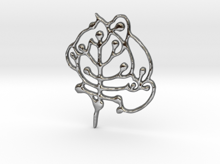 Neolithic 'Tree Of Life' Pendant 3d printed 