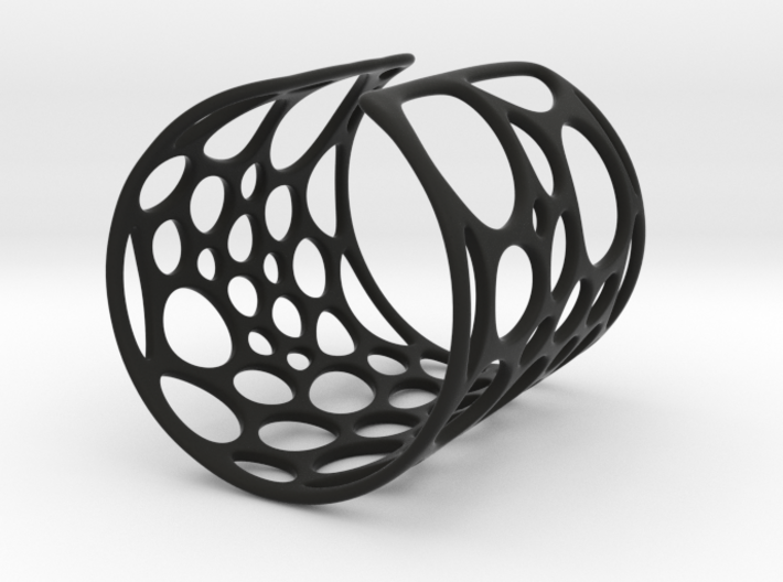 Voronoi bracelet (MEDIUM) 3d printed 