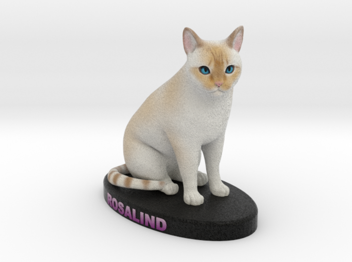 Custom Cat Figurine - Rosalind 3d printed