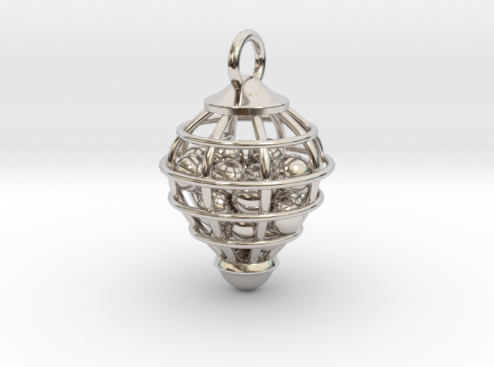 Cage Pendant 3d printed