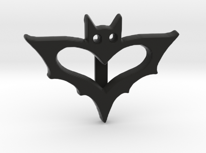 Bat Ribbon Charm 3d printed 