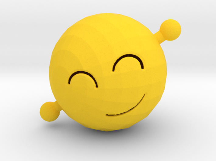 Wave Emoji 3d printed
