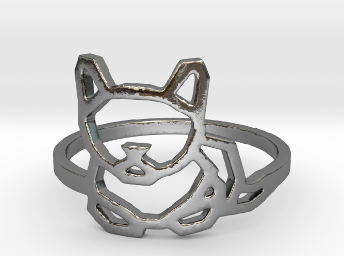 Petite Cat Ring 3d printed
