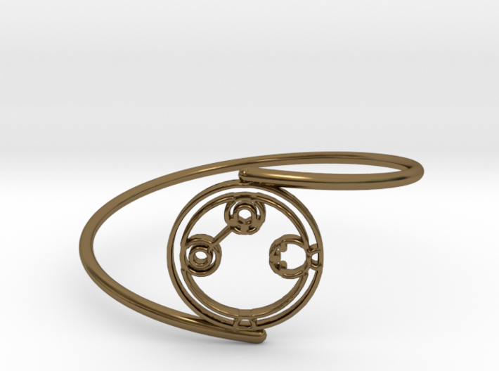 Adaline - Bracelet Thin Spiral 3d printed