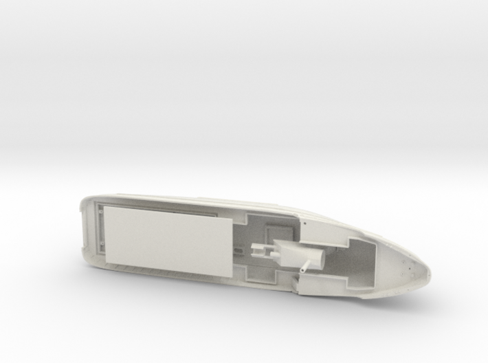 MV Anticosti Hull, Decks and GillJet (RC, 1:200) 3d printed render of Strong & White