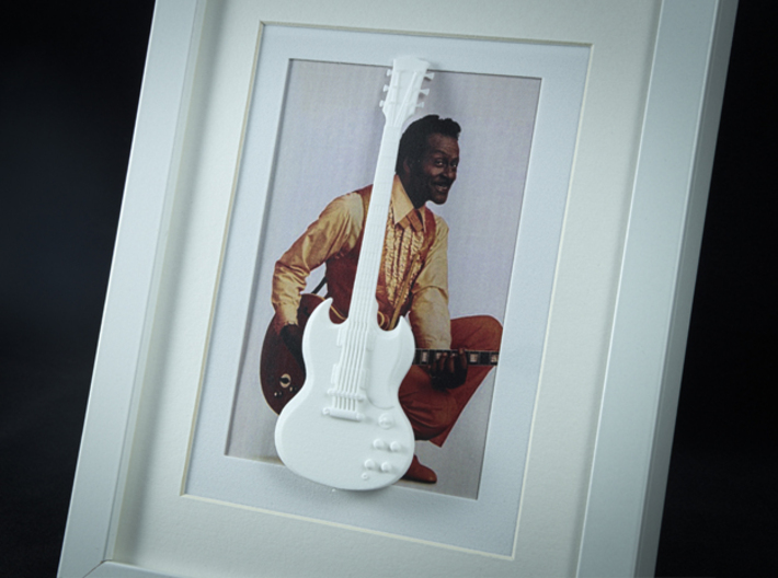 Gibson SG guitar for photo frame 3d printed Give it to someone who never played an SG