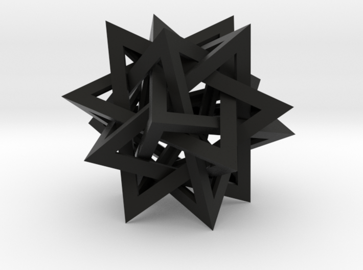 Tetrahedron 5 Compound, 8&quot; diameter 3d printed