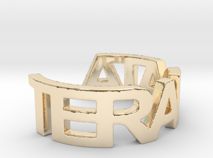 TERADATA Ring Size 7 3d printed