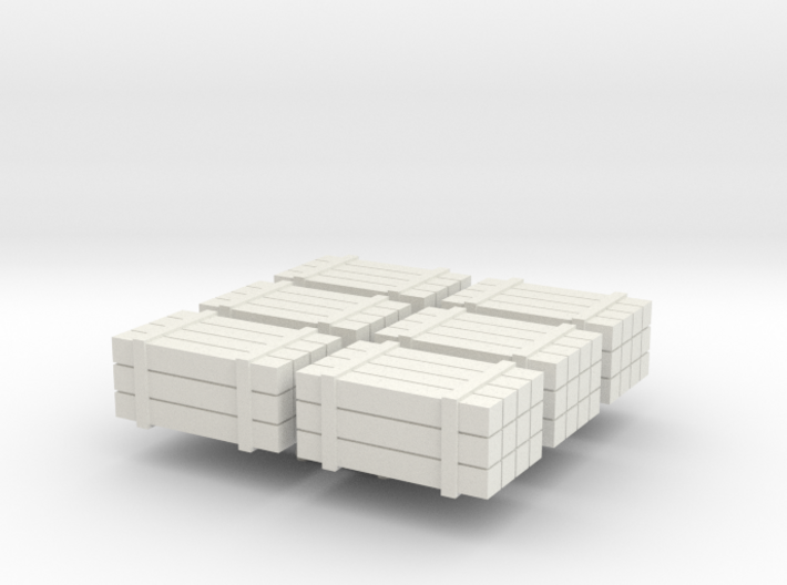 HO scale timber bundles - cargo 3d printed