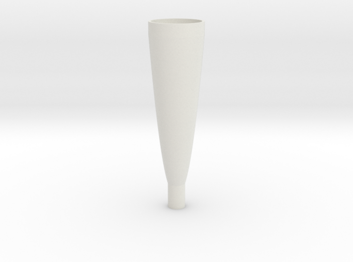 parabolic horn 3d printed