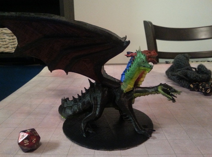 Tiamat - Queen of all dragons! 3d printed 