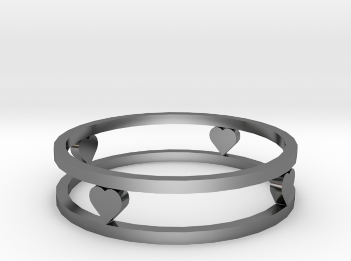 Love ring (19 mm diameter) 3d printed