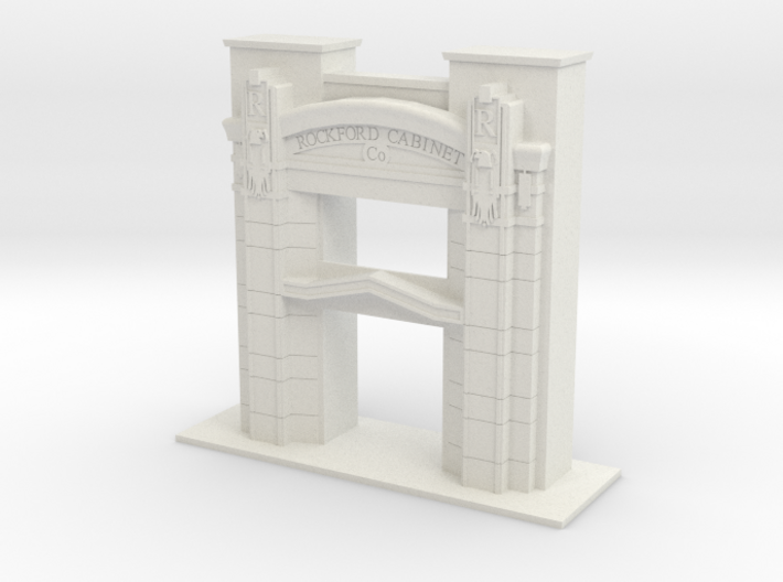 1/96 SCALE ROCKFORD CABINET COMPANY ENTRY 3d printed