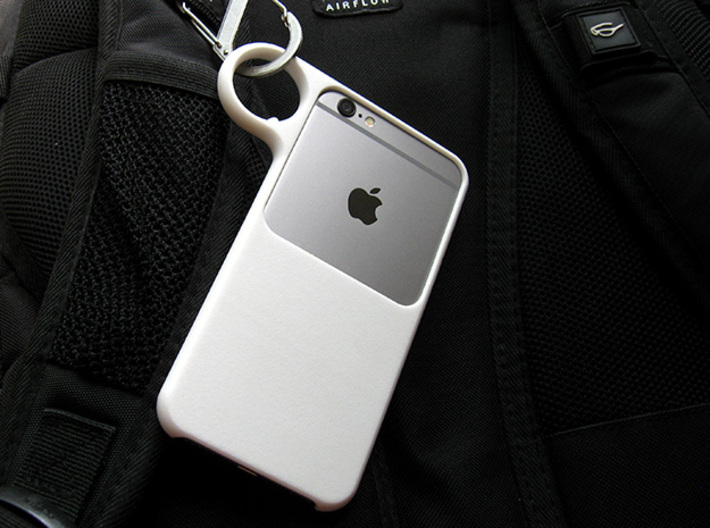 Ring case for iPhone 6 and 7 3d printed Clip it on