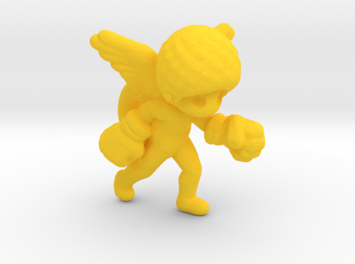 Afro Angel 3d printed