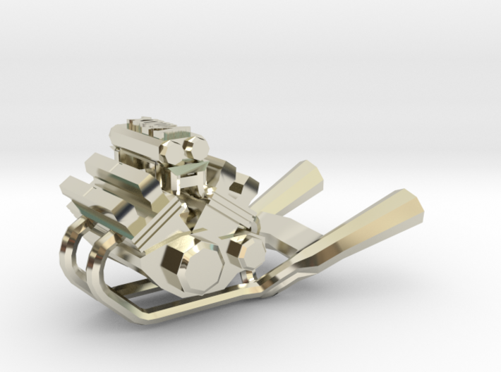 Yamaha Vmax engine keychain 3d printed