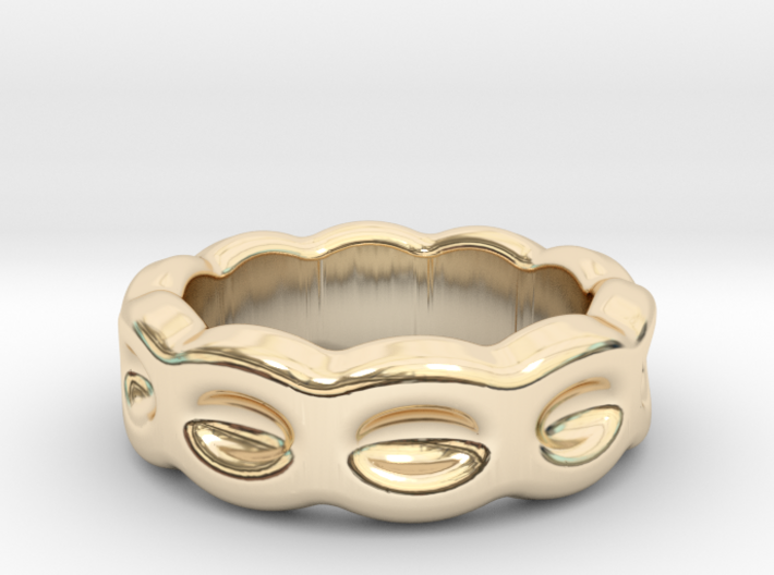 Funny Ring 19 - Italian Size 19 3d printed