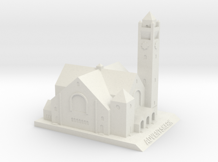 Adventskerk Model (10 cm) 3d printed