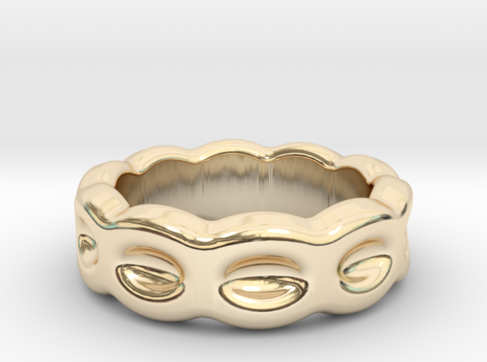 Funny Ring 25 - Italian Size 25 3d printed