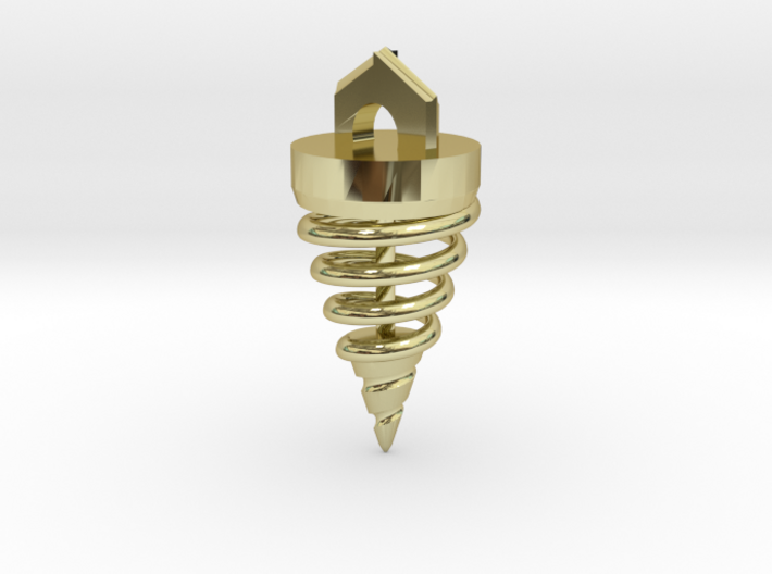 Builder's Pendulum Pendant 3d printed