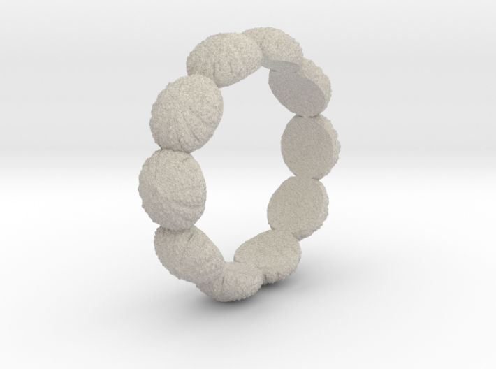 Urchin Ring 1 - US-Size 13 (22.33 mm) 3d printed