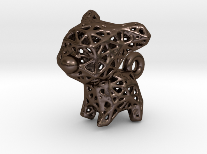 Voronoi Puppy 3d printed