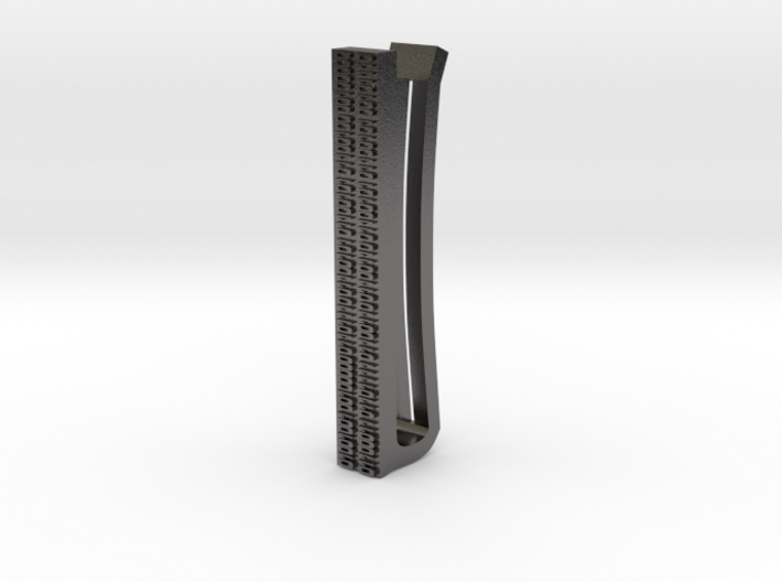 Binary Tie Bar 4cm 3d printed 